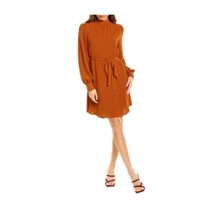 LNC Shift Mock Neck Dress